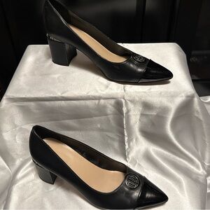 Tommy Hilfiger Black Block Heel Women's Shoes